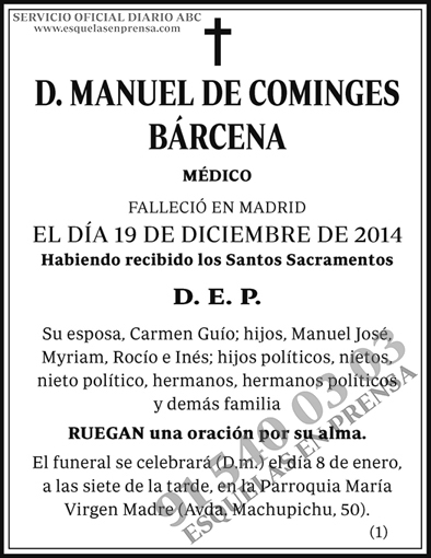 Manuel de Cominges Bárcena